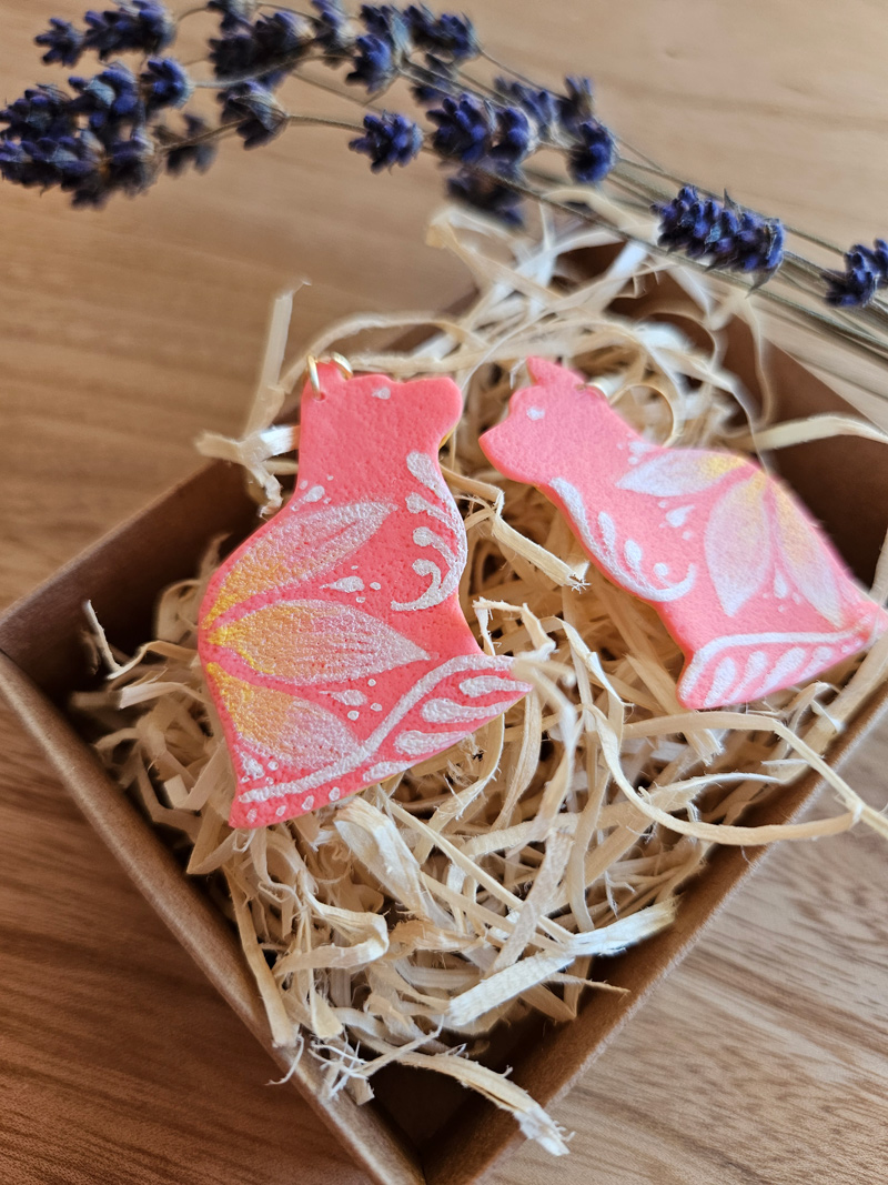 kassiga kõrvarõngad