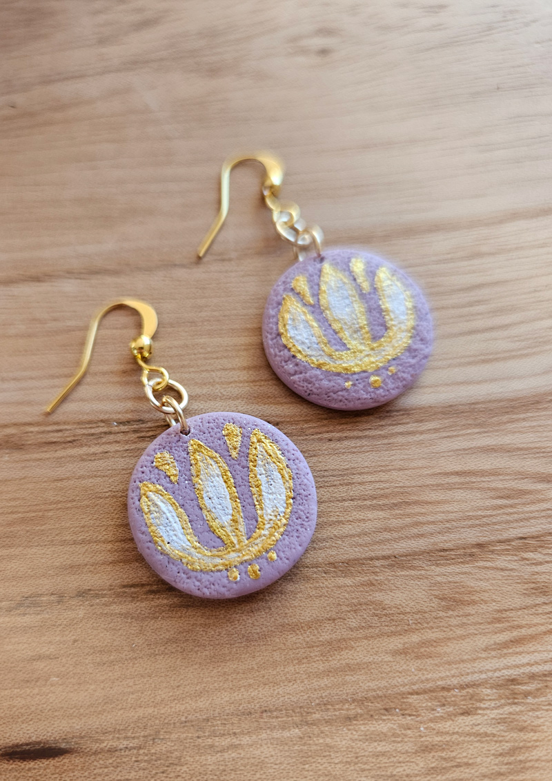 etno lilled eesti disain kõrvarõngad