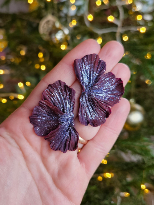 käsitöö kõrvarõngad aastavahetuseks jõuludeks