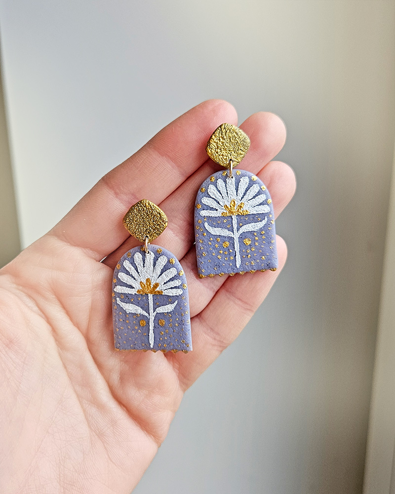 käsitöö kõrvarõngad etno lilled