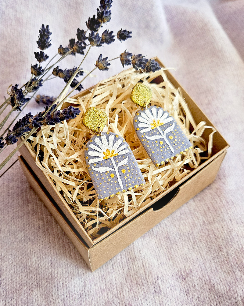 eesti disain kõrvarõngad etno lilled