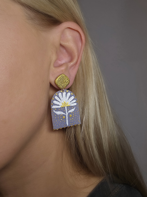 käsitöö kõrvarõngad etno lilled