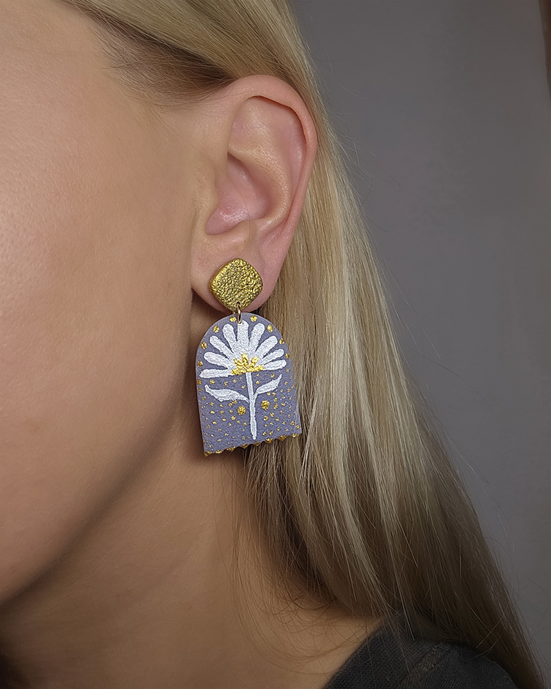 käsitöö kõrvarõngad etno lilled